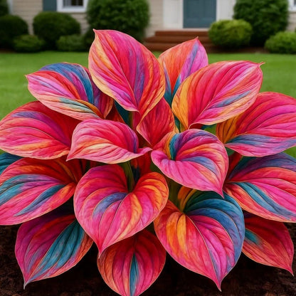 Multicolor Hosta Seeds (500+ Seeds) + Plant Growth Serum Free - Ganga Store