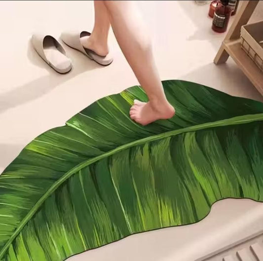 Banana Leaf Bathroom Mat Anti-Slip (45*90)