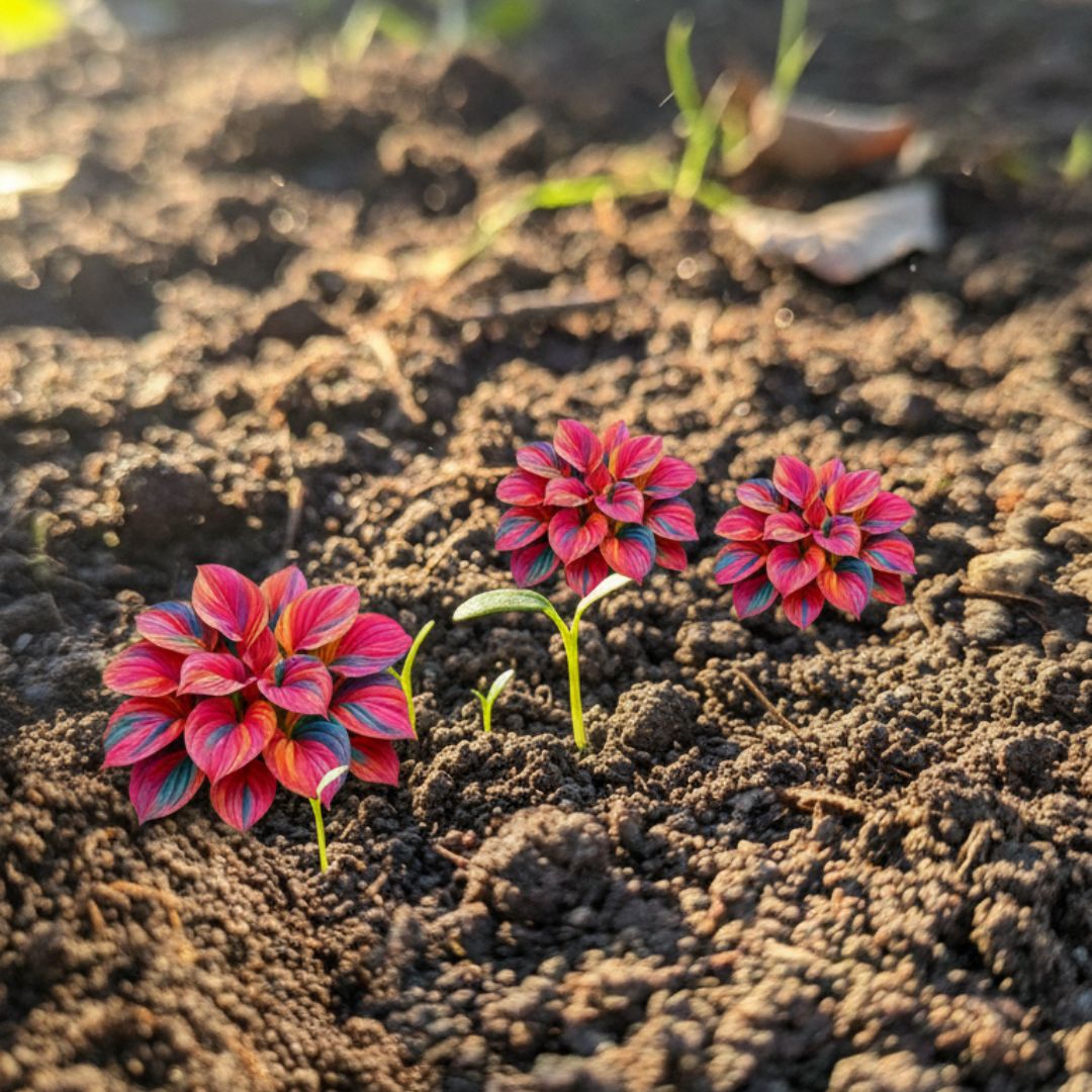 Multicolor Hosta Seeds (500+ Seeds) + Plant Growth Serum Free - Ganga Store